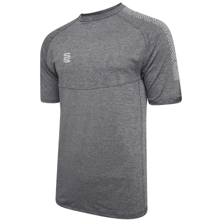 Women's Dual Gym T-shirt : Grey Melange