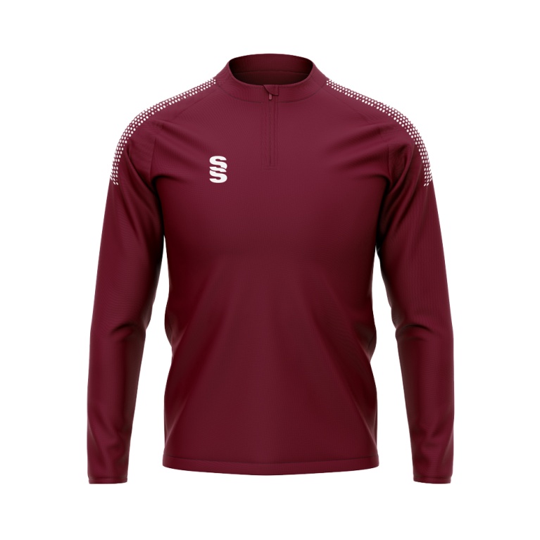 Elite 1/4 Zip Performance Top - Mens - Maroon