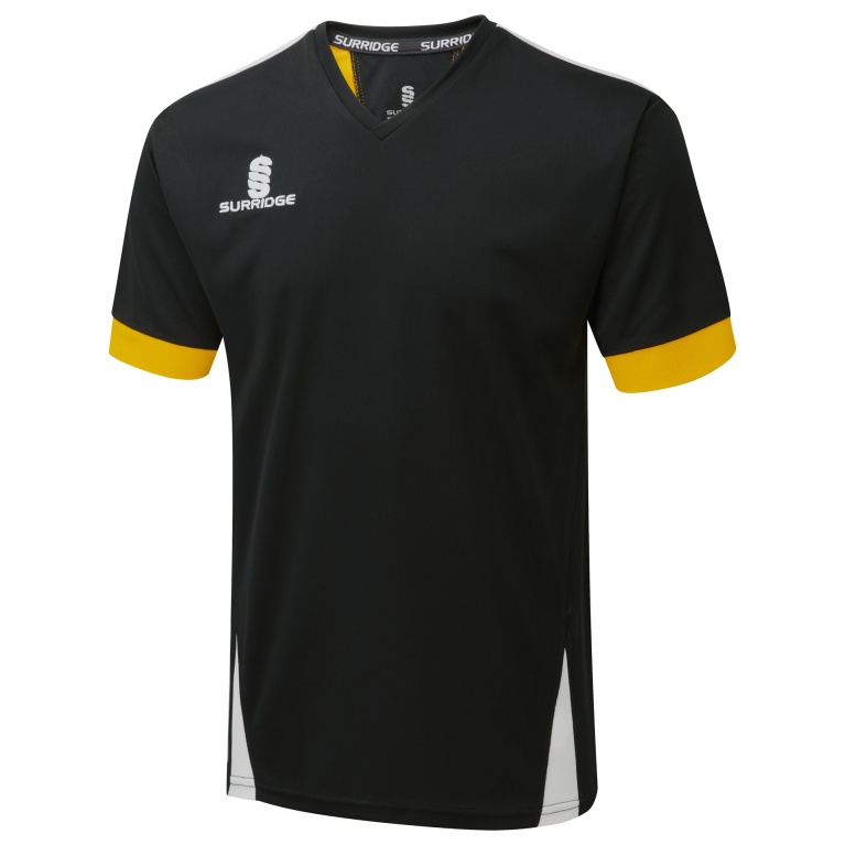 Youth's Blade Training Shirt : Black / Amber / White