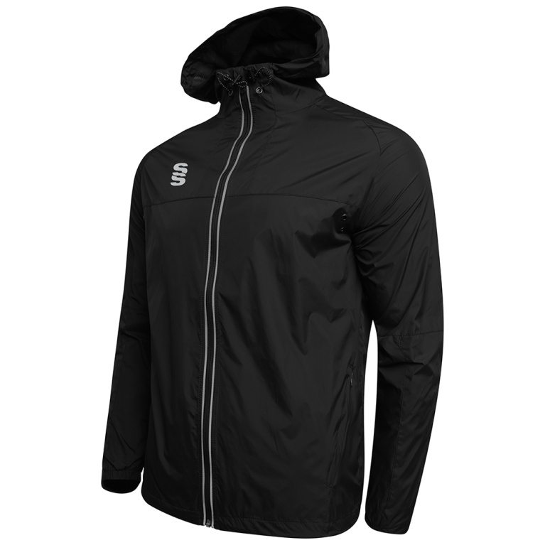 Dual Full Zip Training Jacket : Black