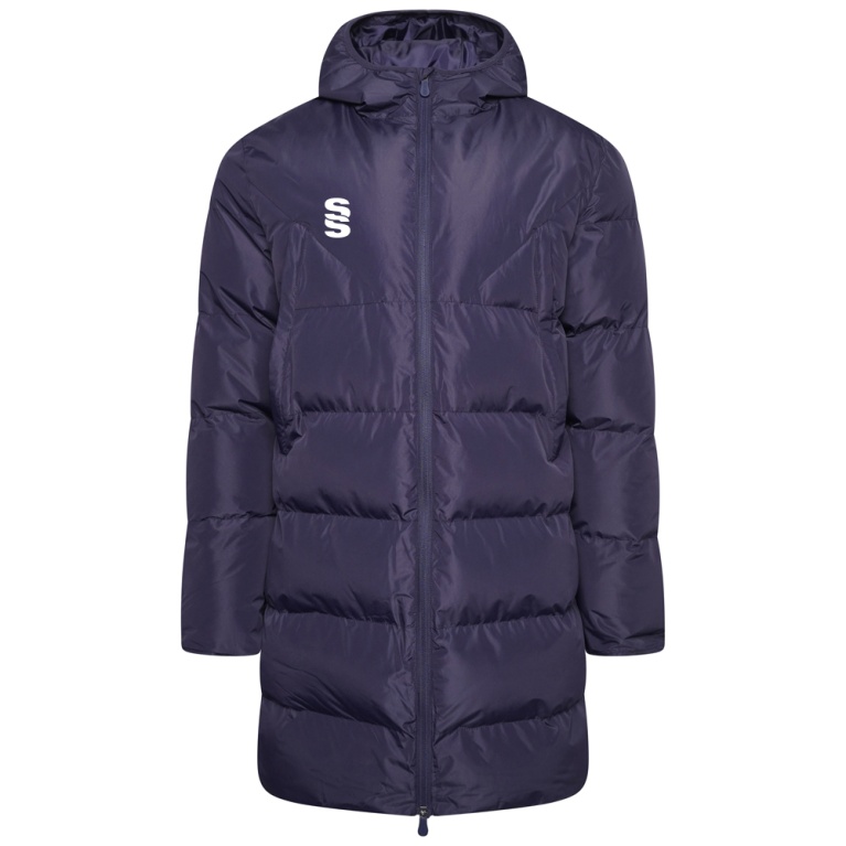 Active Long Padded Jacket - Navy