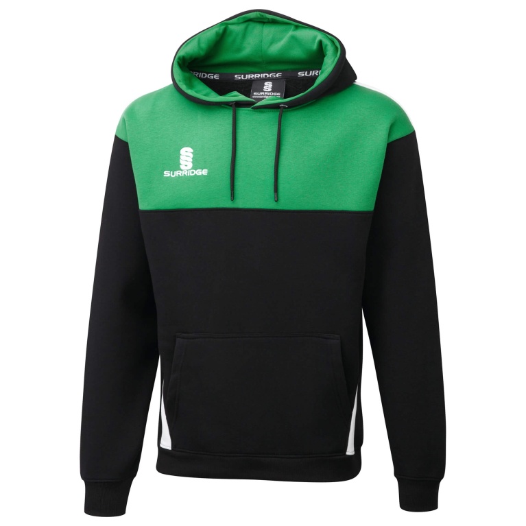 Youth's Blade Hoody : Black / Emerald / White