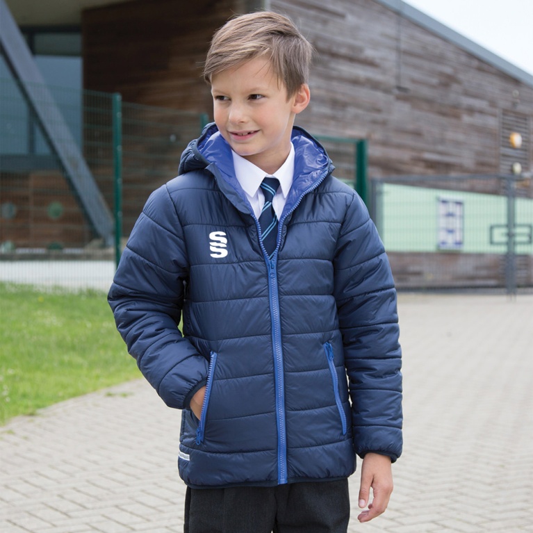 Supersoft Padded Jacket Youth: Navy/Royal