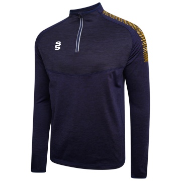 Women's 1/4 Zip Dual Performance Top : Navy