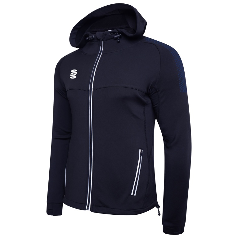 Youth's Dual Full Zip Hoody : Navy