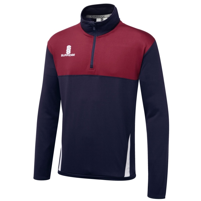 Blade Performance Top : Navy / Maroon / White