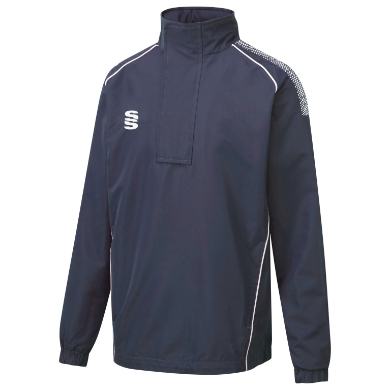 Women's Dual Curve 1/4 Zip Rain jacket : Navy