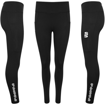 Performance Full Length Leggings : Black