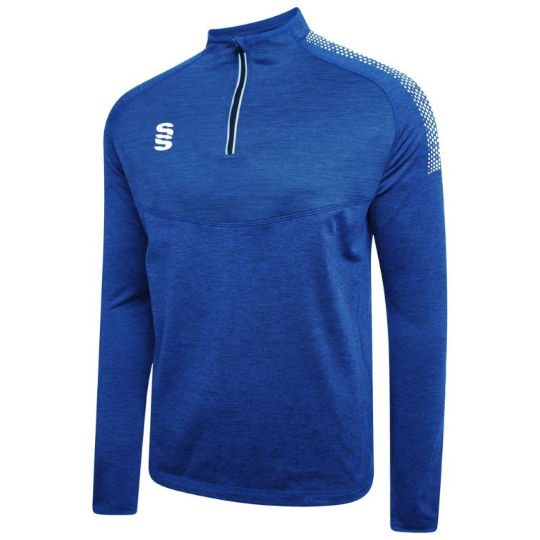 Youth's 1/4 Zip Dual Performance Top : Royal