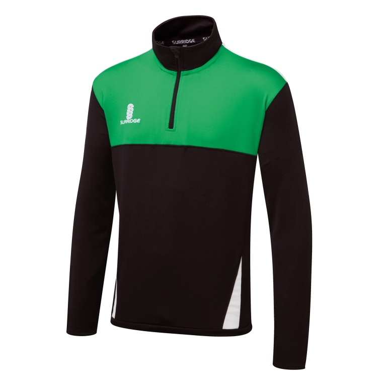 Women's Blade Performance Top : Black / Emerald / White