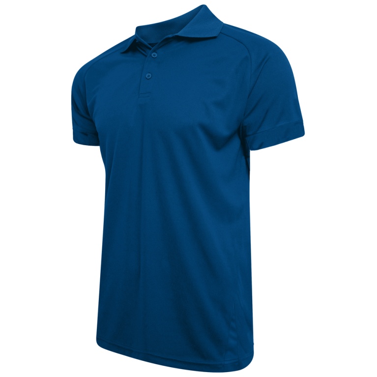 Women's Dual Solid Colour Polo : Royal