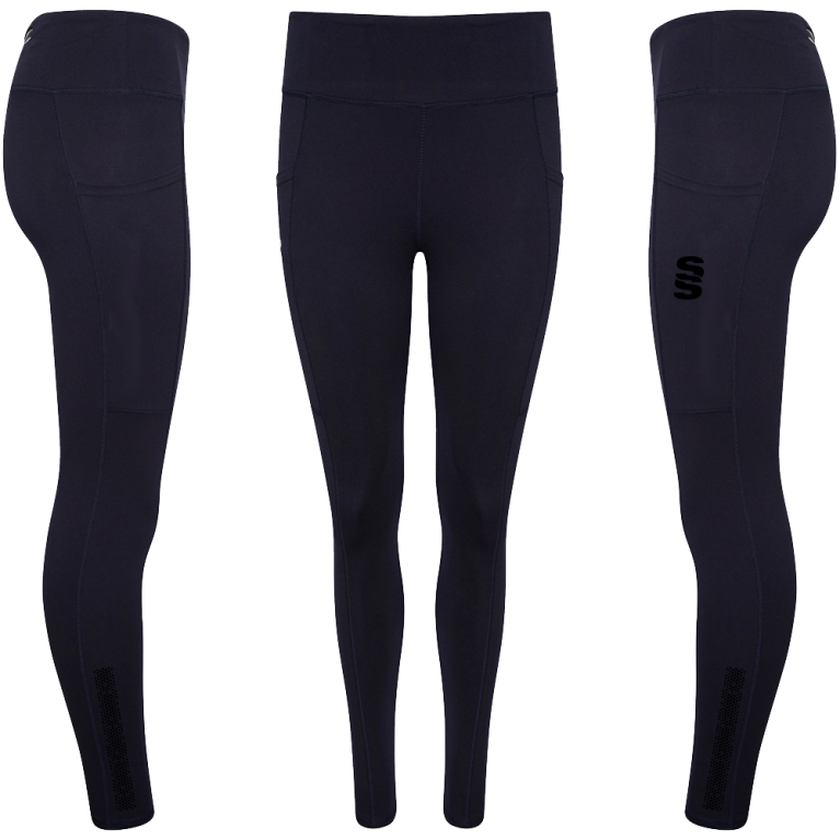 Performance Full Length Leggings : Navy