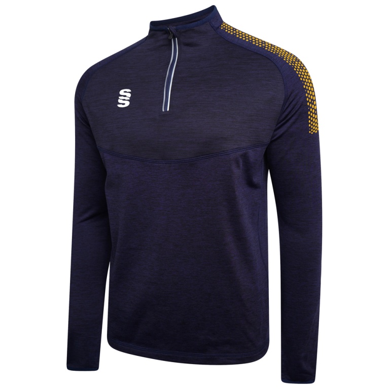 Youth's 1/4 Zip Dual Performance Top : Navy