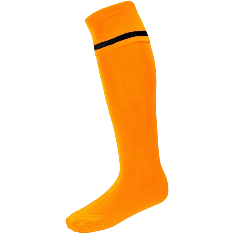 Single Band Sock : Orange / Black