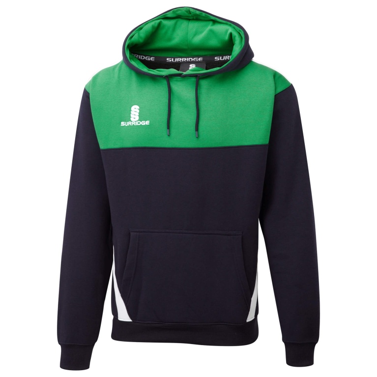 Youth's Blade Hoody : Navy / Emerald / White