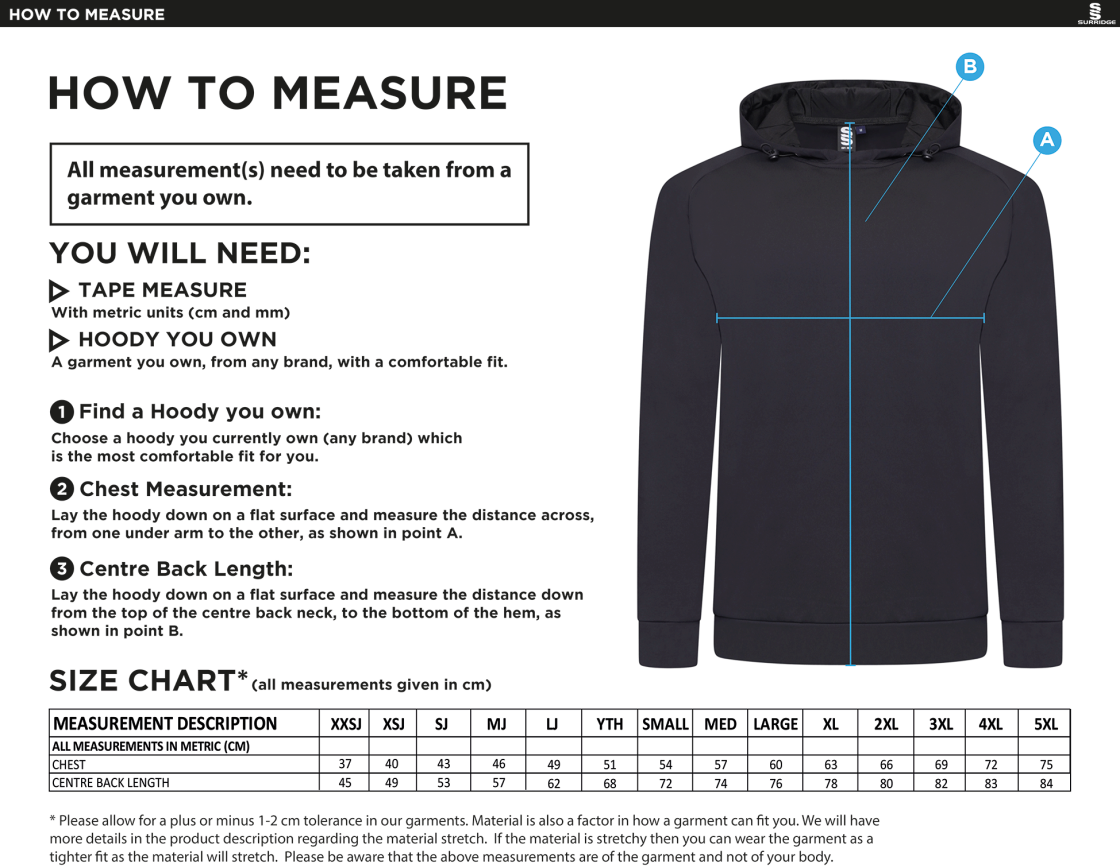  - Size Guide